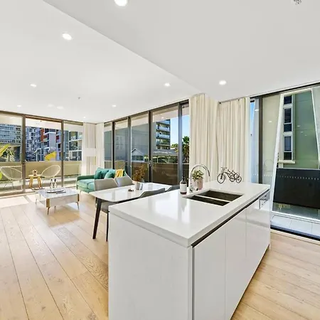 Stunning 2 Bedroom Apt At Waterloo Sydney Exterior photo